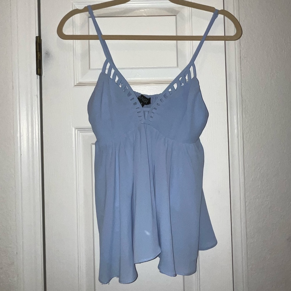 ANGL blue blouse